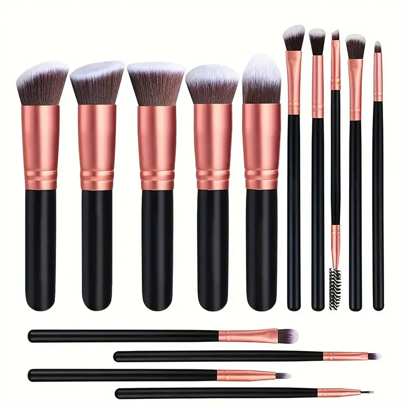 NEW 14PCS Makeup Brushes Set  Soft Fluffy Foundation Blush Powder Eyeshadow Blending Female Cosmetics Beauty Tool.
