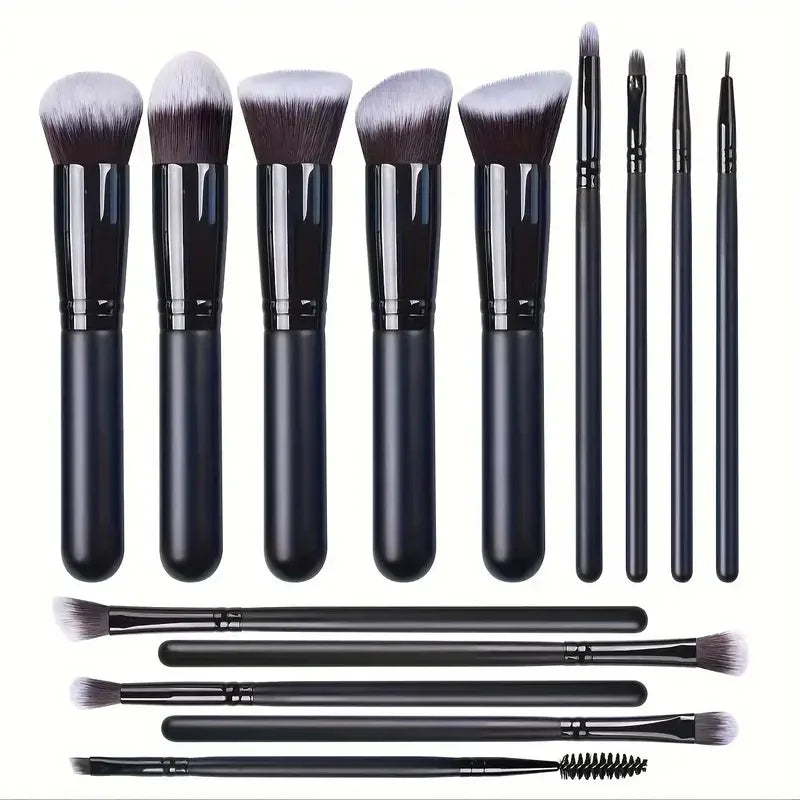 NEW 14PCS Makeup Brushes Set  Soft Fluffy Foundation Blush Powder Eyeshadow Blending Female Cosmetics Beauty Tool.