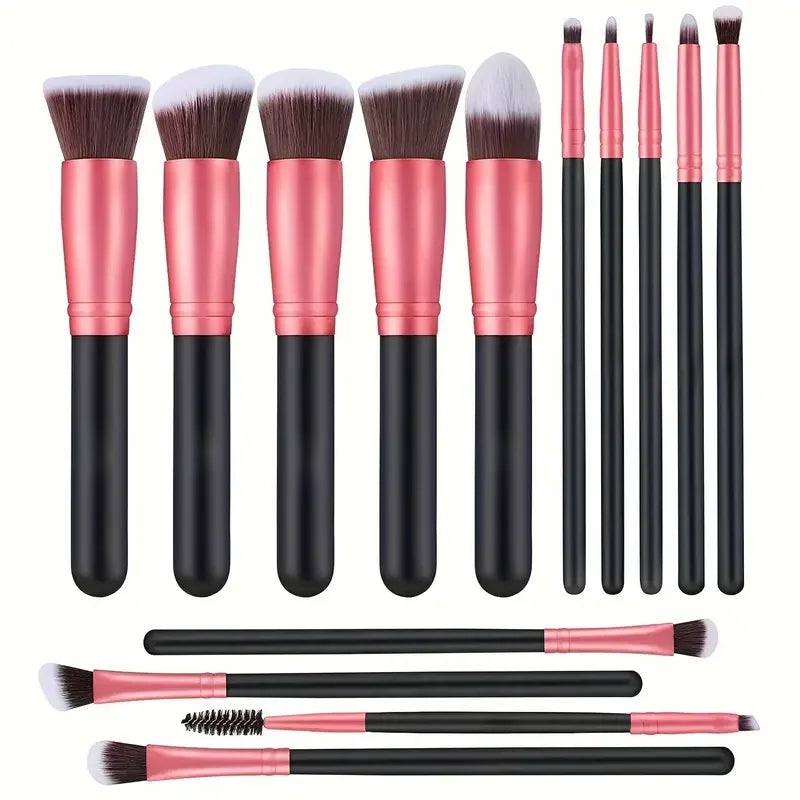NEW 14PCS Makeup Brushes Set  Soft Fluffy Foundation Blush Powder Eyeshadow Blending Female Cosmetics Beauty Tool.