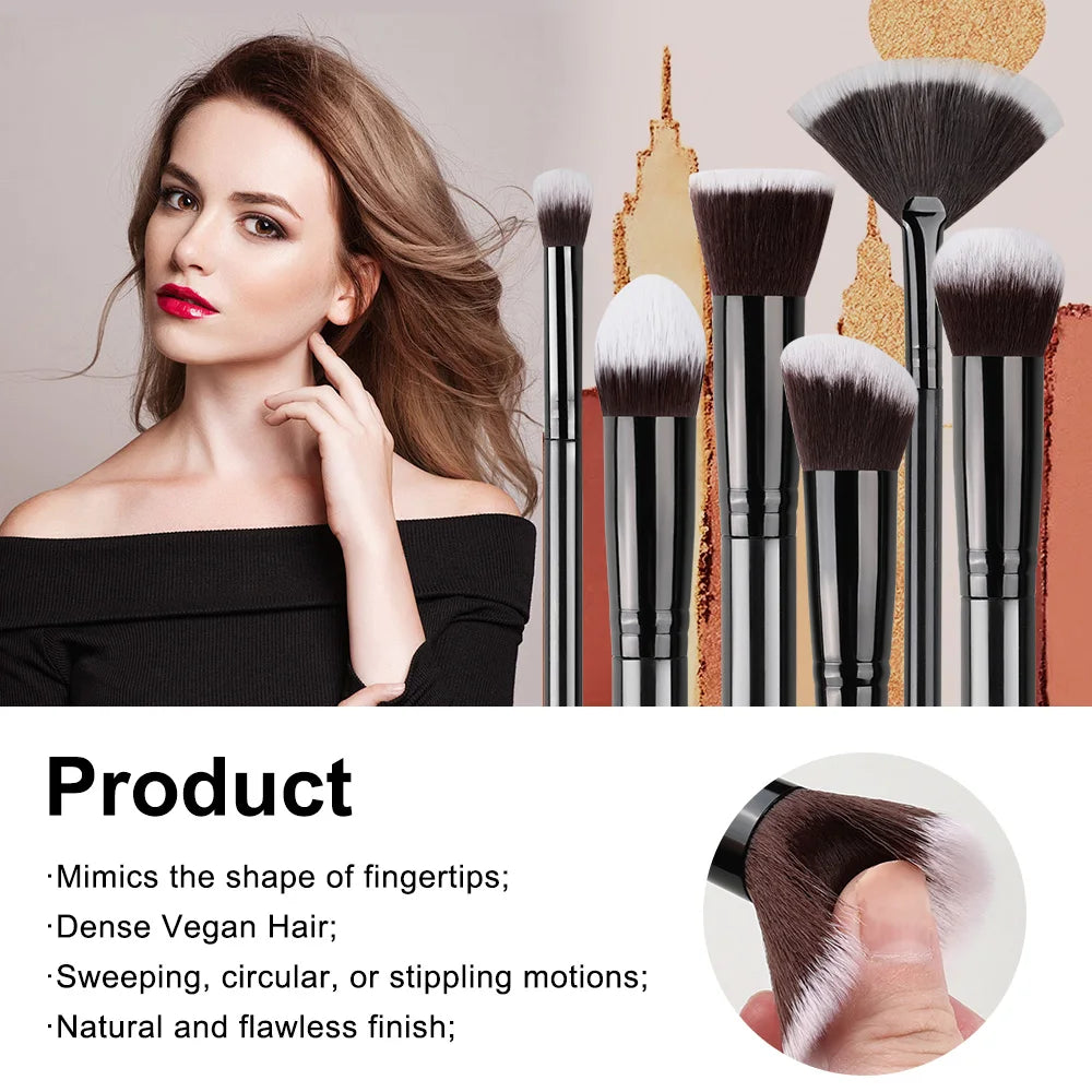 NEW 14PCS Makeup Brushes Set  Soft Fluffy Foundation Blush Powder Eyeshadow Blending Female Cosmetics Beauty Tool.
