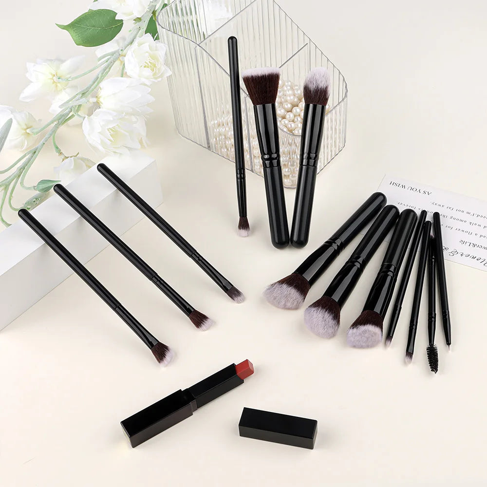 NEW 14PCS Makeup Brushes Set  Soft Fluffy Foundation Blush Powder Eyeshadow Blending Female Cosmetics Beauty Tool.