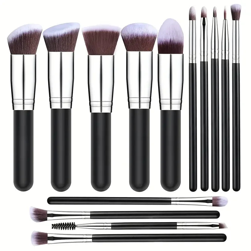 NEW 14PCS Makeup Brushes Set  Soft Fluffy Foundation Blush Powder Eyeshadow Blending Female Cosmetics Beauty Tool.